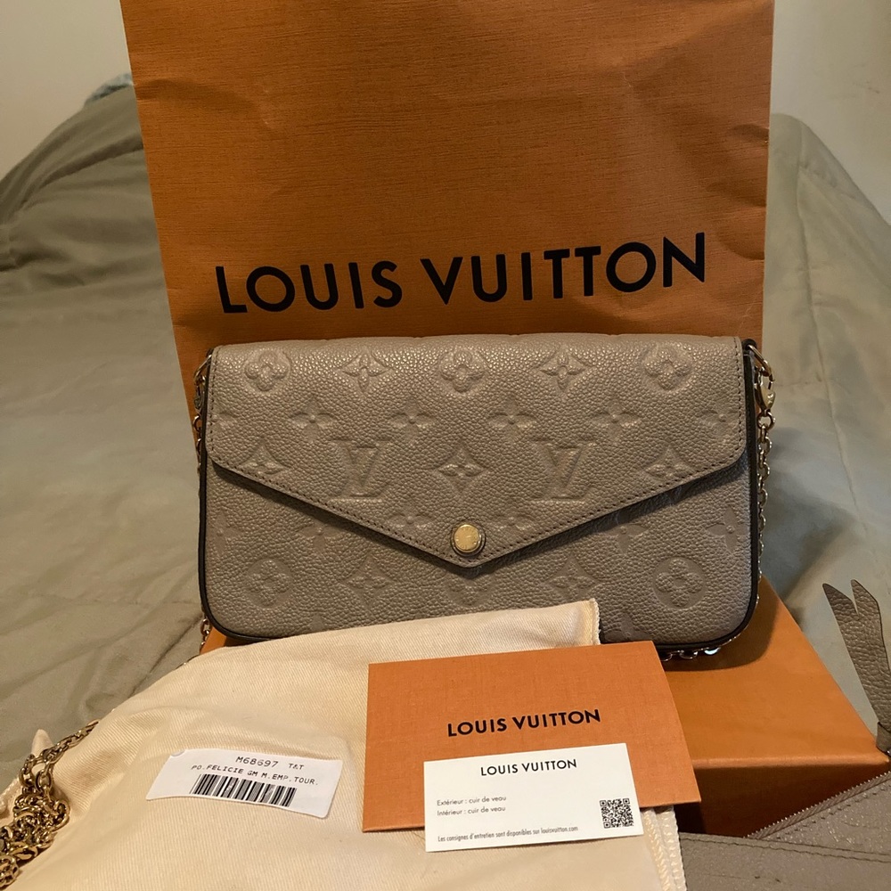 Real Authentic Louis Vuitton FÉLICIE POCHETTE